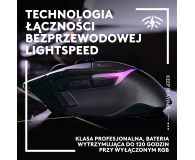 Logitech G502 X PLUS czarna - 1066485 - zdjęcie 3